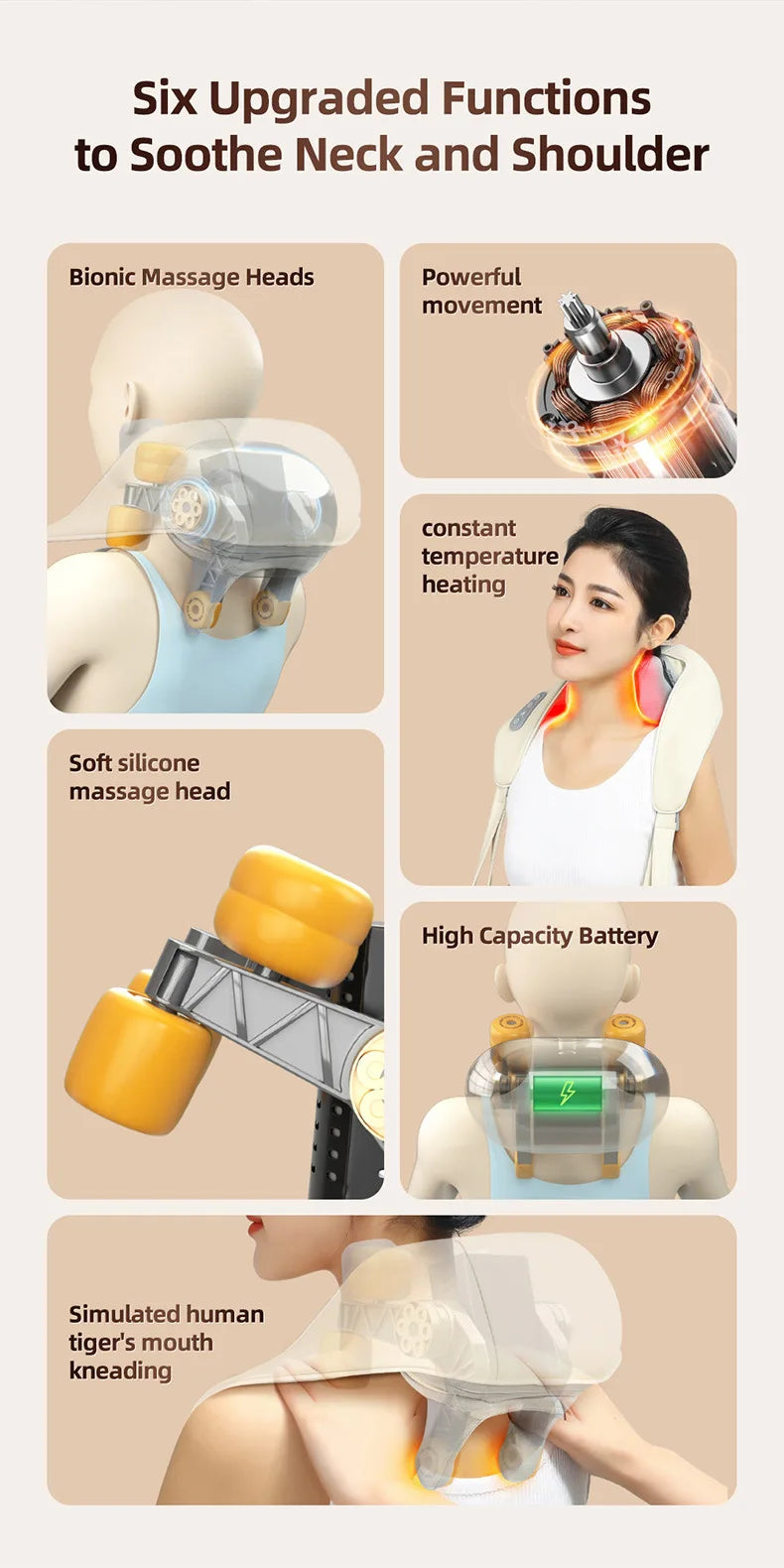 Neck and  Shoulder Back Massager