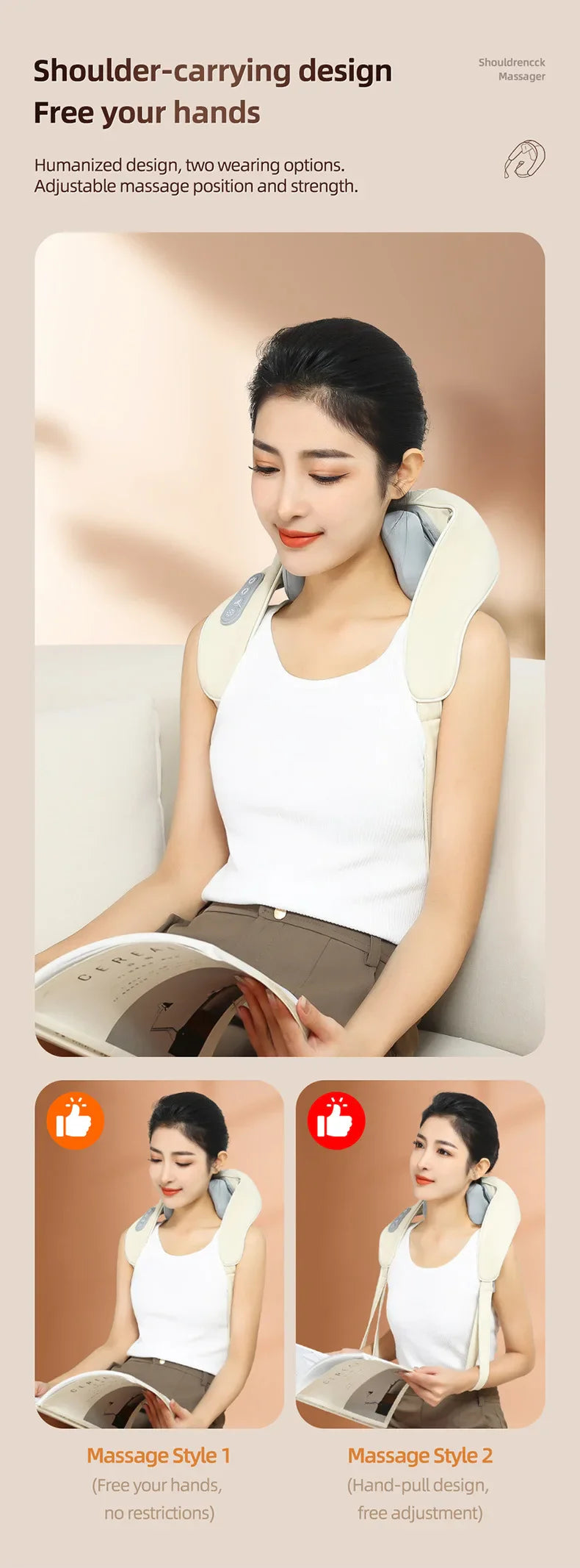 Neck and  Shoulder Back Massager