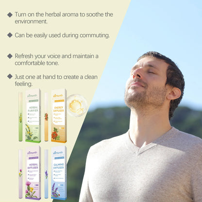 Neva™ – Herbal Nasal Diffuser Pen for Easy Breathing 🌸